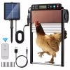 Automatic Chicken Coop Door SolarPowered Chicken Door LCD Displayand Roll-up Door Anti-pinch FeatureChicken Coop Door Solar Powered Chicken Door Opene
