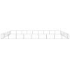 Dog Kennel Silver 678.1 ftÂ² Steel