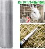48inx100ft 1/4 in 23 Gauge Hardware Cloth Welded Cage Wire Chicken Fence mesh Rolls Square Chicken Wire Netting Raised Garden Rabbit Fence Snake Fenci