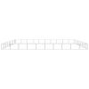 Dog Kennel Silver 968.8 ftÂ² Steel