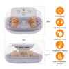 Incubators for Hatching Eggs, 360 Degree View, 16 Eggs Incubator with Automatic Egg Turning