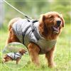 Dog Coat with Harness Winter Dog Coat Fleece Dog Jacket Waterproof Dog Coat Zipper Dog Jacket Puppy Coat Small Dog Clothes Dog Coat with Reflective Ha